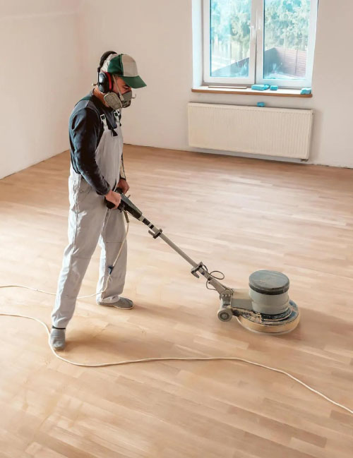 hardwood floor sanding clean